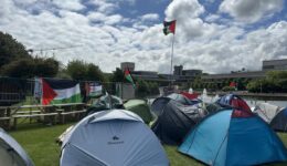 İrlanda’daki öğrencilerin Gazze’ye destek eylemleri devam ediyor