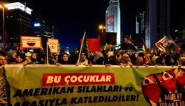 İsrail’in Gazze katliamı İstanbul’da protesto edildi