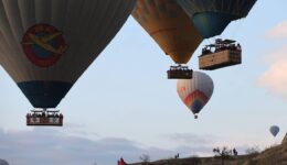 Türkiye’de 747 bini aşkın turist balonla uçtu