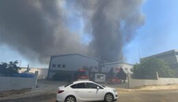 Tekirdağ’da tekstil fabrikasında çıkan yangın söndürüldü